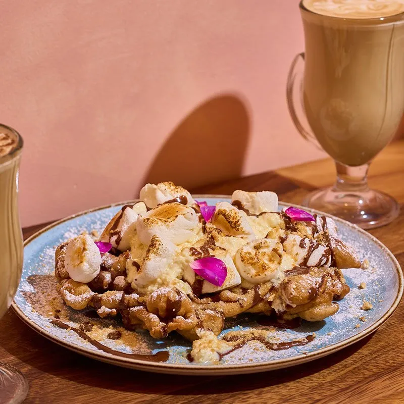 Funnel Cake de Smores
